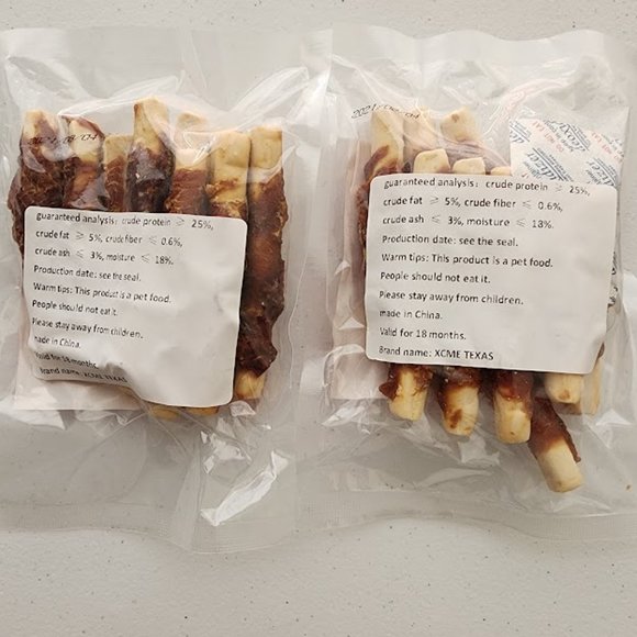 O'Doge Dog Treats 2 Packs Rawhide 2.5" Roll with Chicken. 12 Count. - Picture 5 of 9